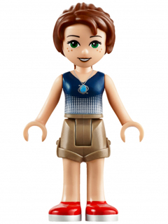 LEGO Minifigure-Emily Jones, Dark Tan Shorts-Elves-ELF012-Creative Brick Builders